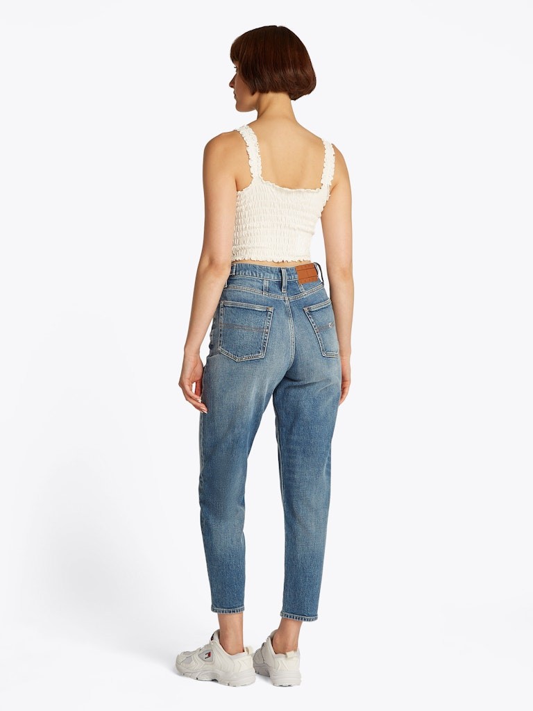 Tommy Hilfiger Denim Mavi Kadın Tapered Mom Jean Pantolon - DW0DW205781A5