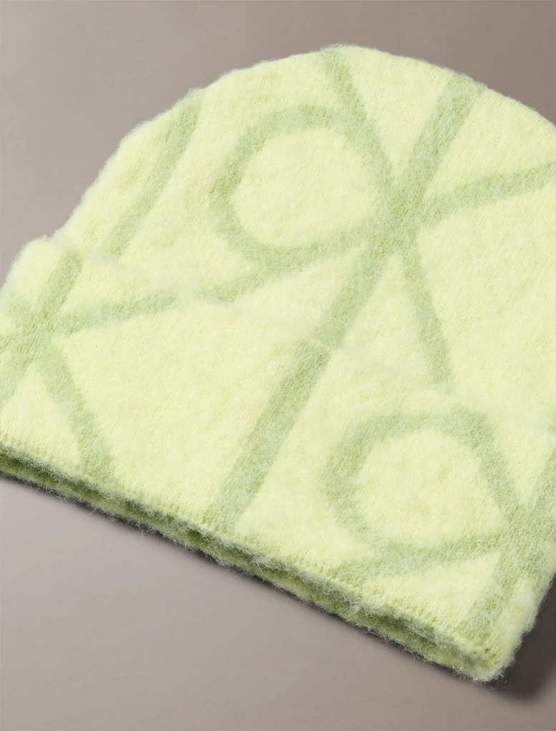 Calvin Klein Erkek Sarı Bere Şapka