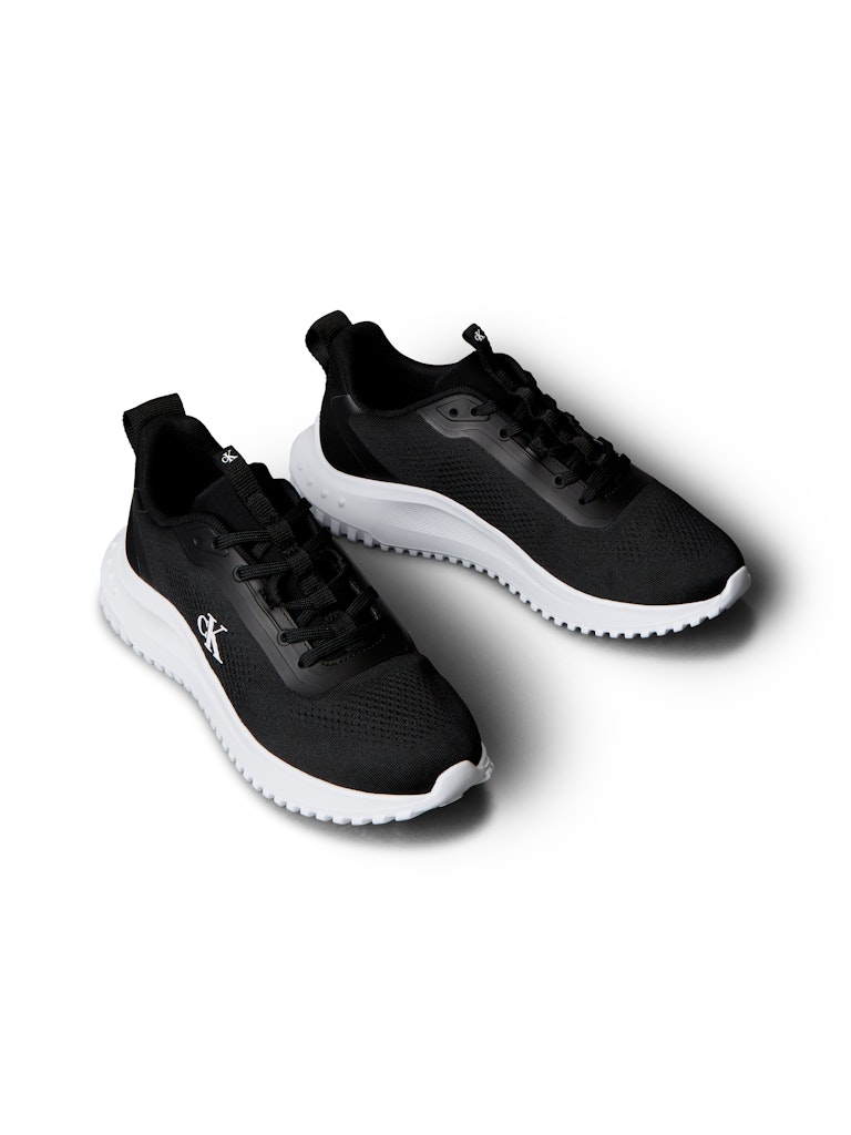 Calvin Klein Kadın Kısa Taban Runner Siyah Sneakers