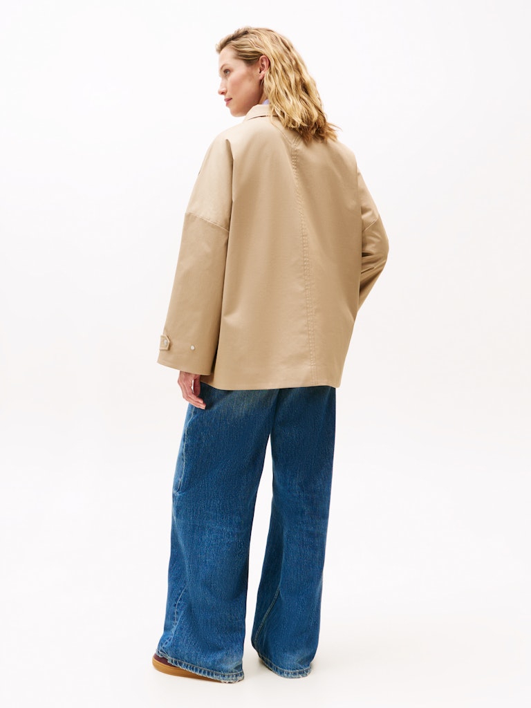 Tommy Hilfiger Kadın Vizon Mont