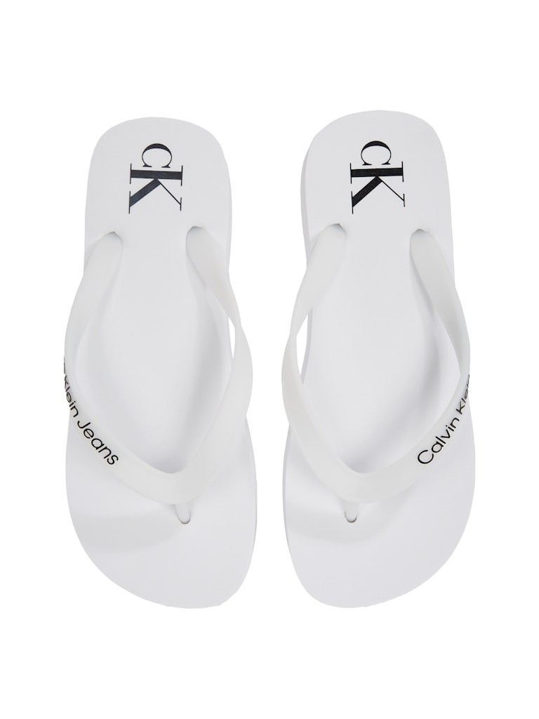 Calvin Klein Beyaz Kadın Parmak Arası Terlik - YW0YW0183001W