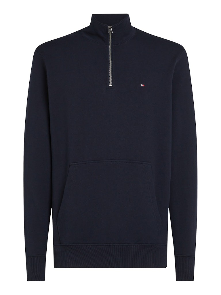 Tommy Hilfiger Regular Fit Yarım Fermuarlı Dik Yaka Sweat - MW0MW37238DW5