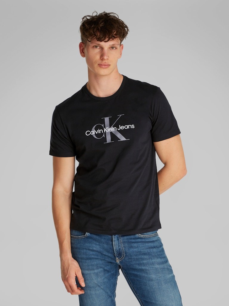 Calvin Klein Rejeneratif Pamuk Siyah Erkek Kısa Kollu T-Shirt - LV040EM286UB1