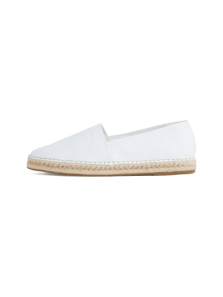 Calvin Klein Pamuk Beyaz Erkek Espadril Ayakkabı - HM0HM01808YBR