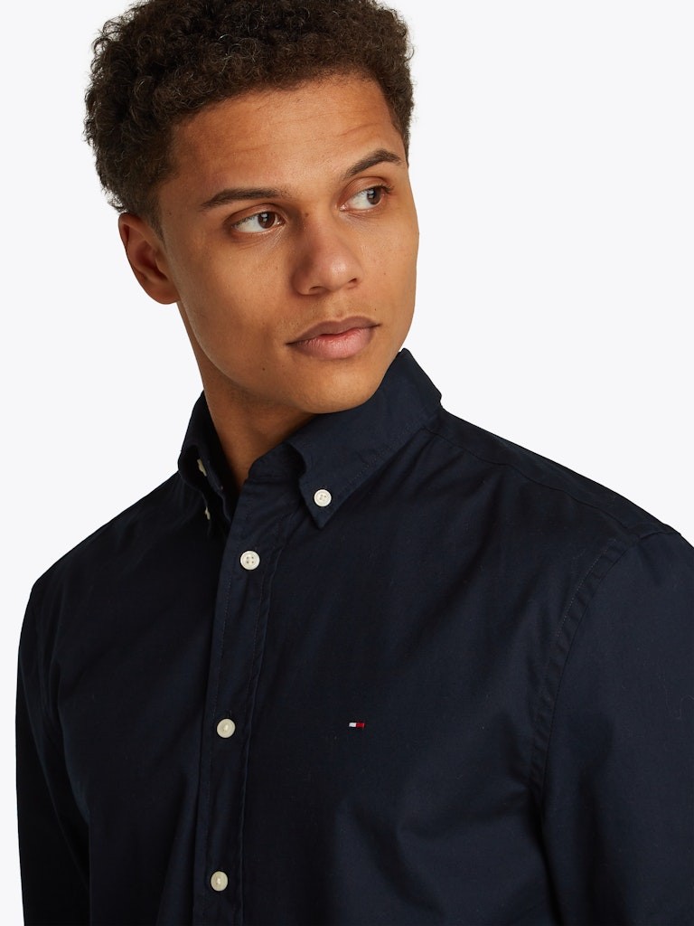 Tommy Hilfiger Erkek Regular Fit Lacivert Gömlek - MW0MW39988DW5