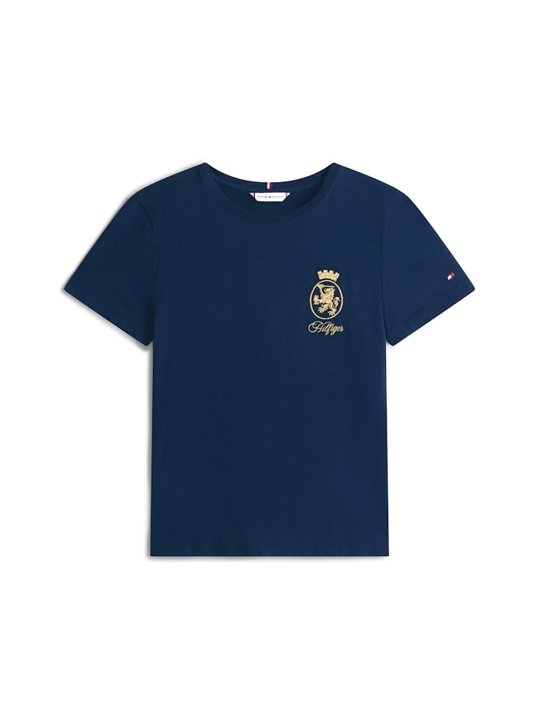Tommy Hilfiger Kadın Lacivert Uzun Kollu T-Shirt