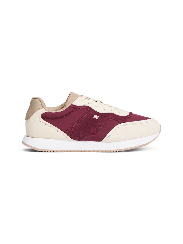 Tommy Hilfiger Kadın Bej Kısa Taban Sneakers