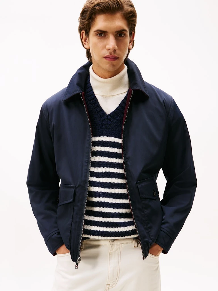 Tommy Hilfiger Erkek Bordo  Çift Taraflı  Mont