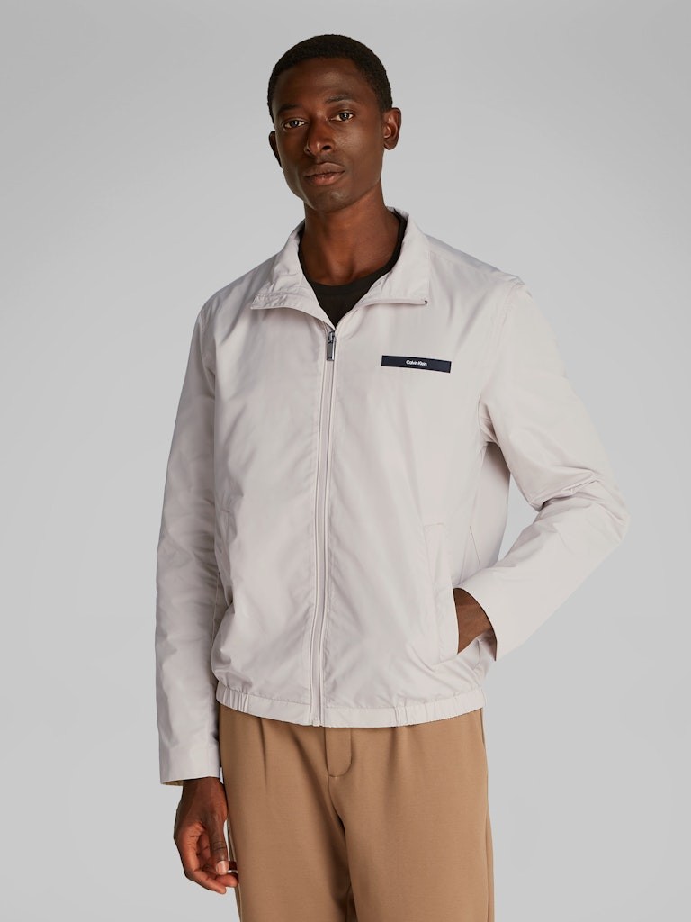 Calvin Klein Poliamid Bej Erkek Rüzgarlık Ceket - K10K114111PE0