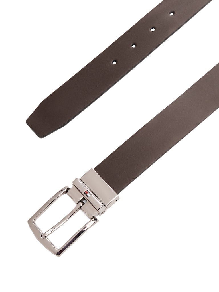 Tommy Hilfiger Erkek Kahverengi Denton 3.5cm Kemer