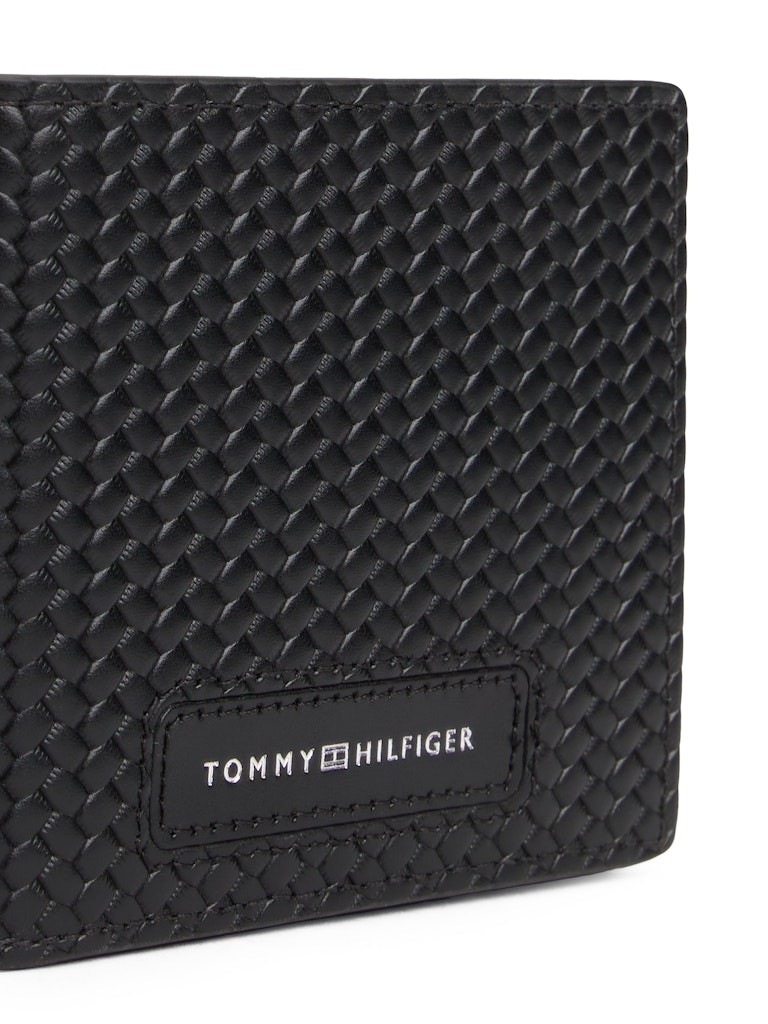 Tommy Hilfiger Erkek Siyah 2'ye Katlanan Cüzdan