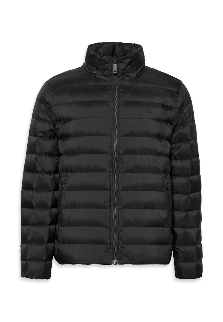 Calvin Klein Erkek Siyah Pamuk Puffer Mont