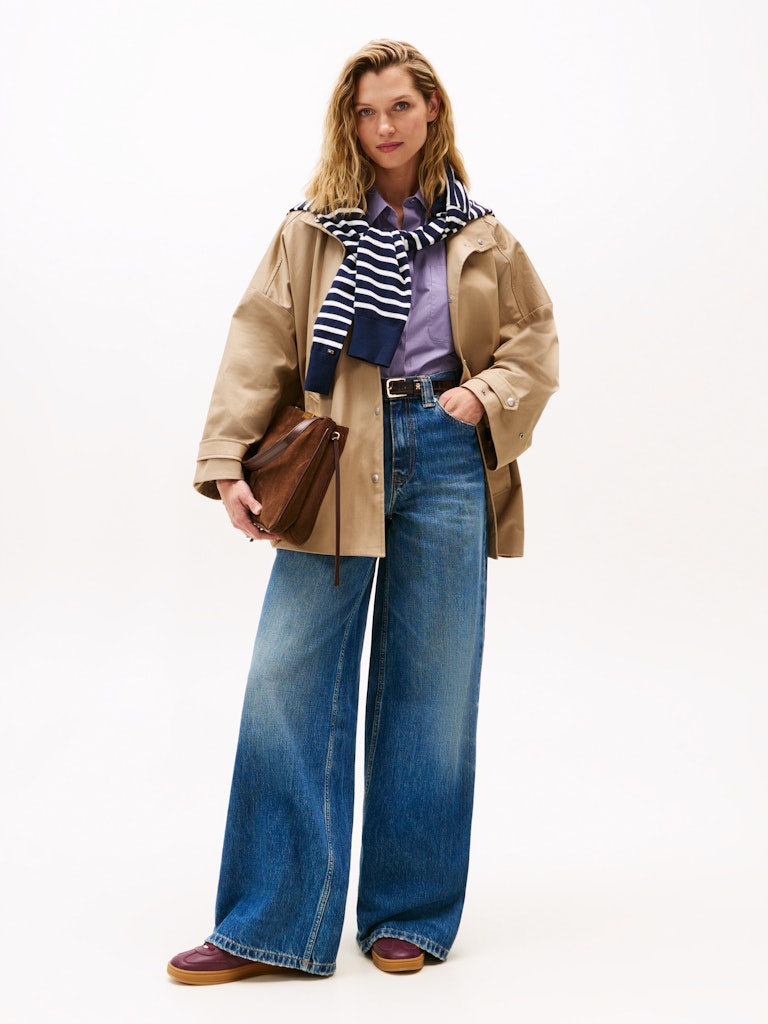 Tommy Hilfiger Kadın Vizon Mont