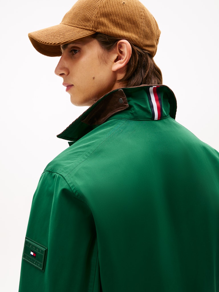 Tommy Hilfiger Erkek Wet Weather Yeşil Ceket
