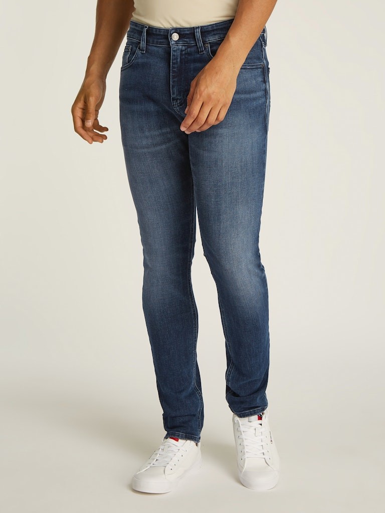 Tommy Jeans Scanton Slim Ai1262 Erkek Lacivert Jean Pantolon - DM0DM205501BK