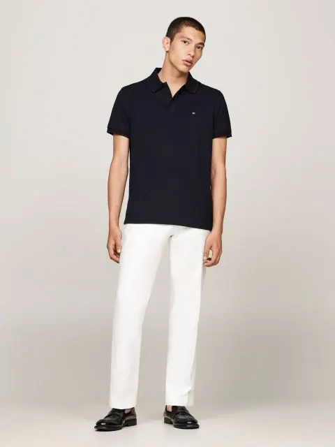 Tommy Hilfiger Erkek Lacivert Polo T-Shirt