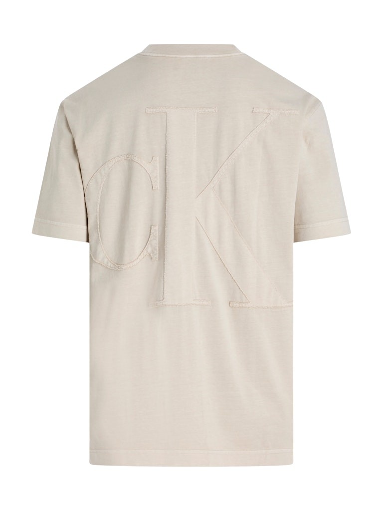 Calvin Klein Rejeneratif Pamuk Gri Erkek Kısa Kollu T-Shirt - J30J327488PDV