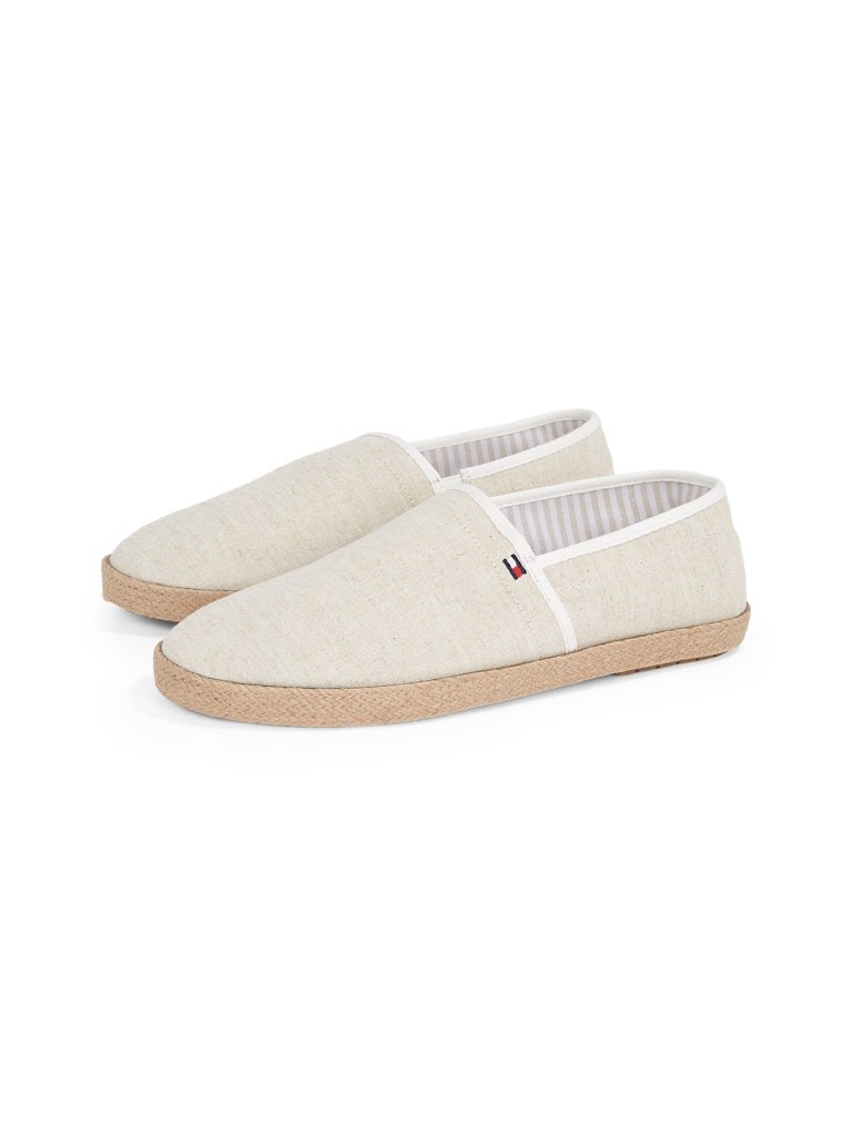 Tommy Hilfiger Keten Beyaz Erkek Espadril Ayakkabı - FM0FM05391YBL