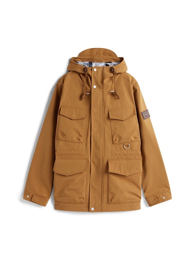 Tommy Hilfiger Erkek Kahverengi Mont