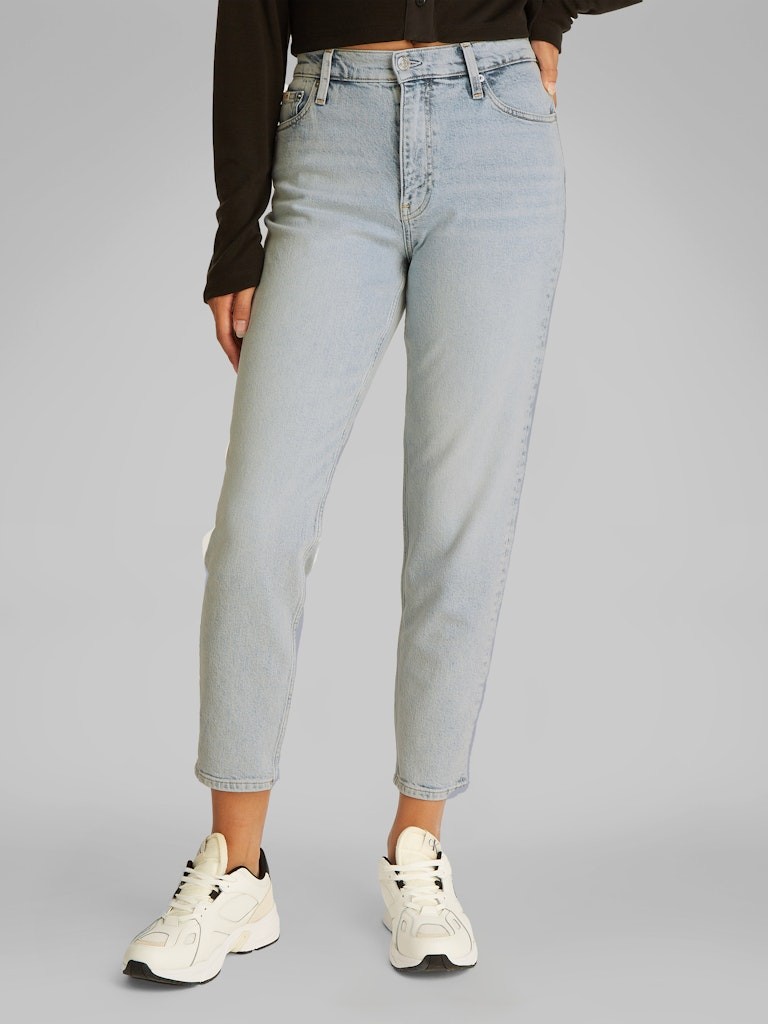 Calvin Klein Denim Mavi Kadın Tapered Mom Jean Pantolon - J20J2251391AA