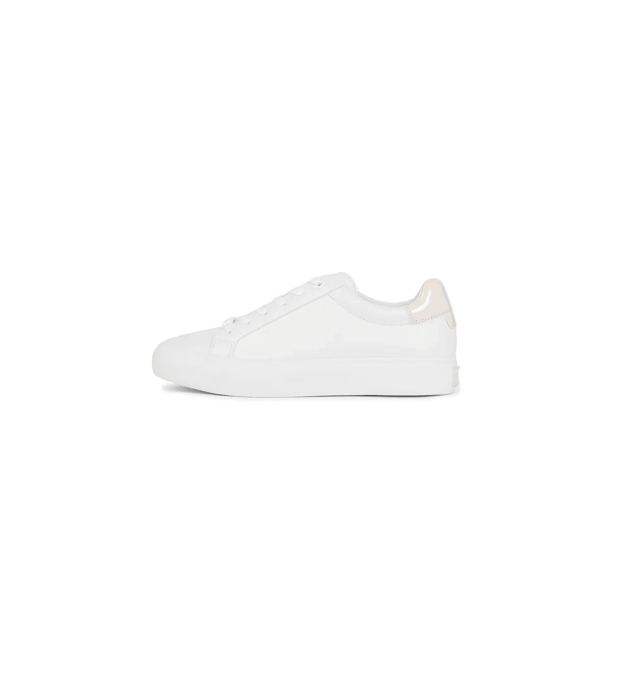 Calvin Klein Kadın Beyaz Kısa Taban Sneakers