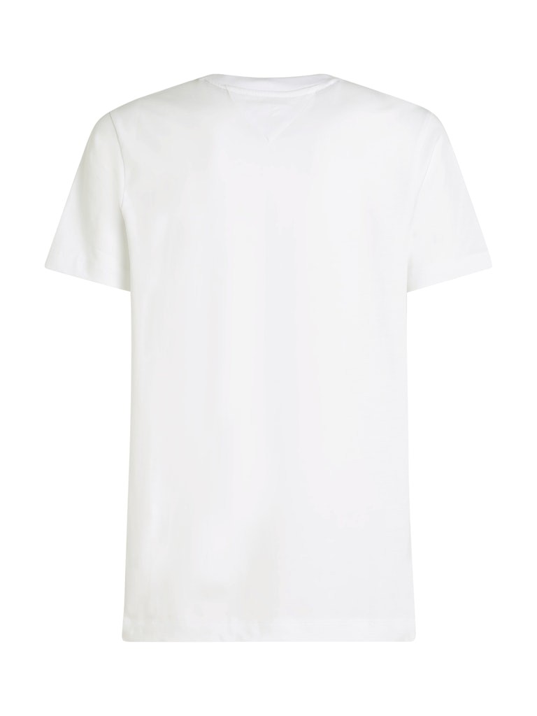Tommy Hilfiger Pamuk Beyaz Erkek Kısa Kollu T-Shirt - MW0MW38612YBR