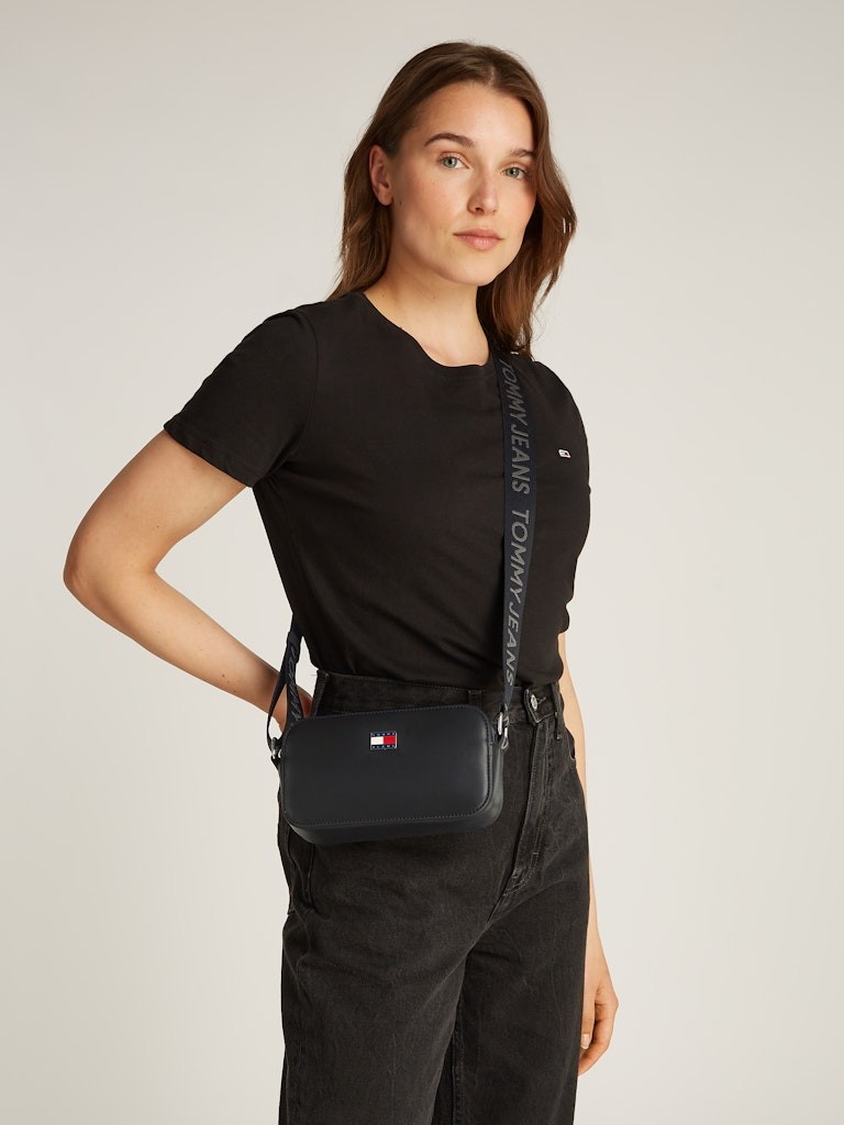 Tommy Hilfiger Siyah Erkek Çapraz Çanta - AW0AW16961BDS