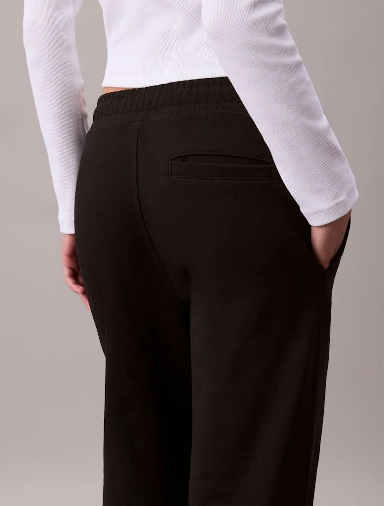 Calvin Klein Kadın Siyah   Düz Paça Eşofman Altı