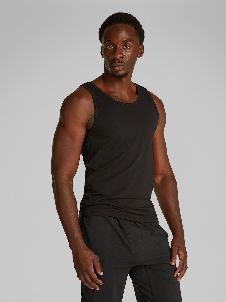 Calvin Klein Pamuk Siyah Erkek Atlet 3 lü Paket T-Shirt - LV00NB4184UB1