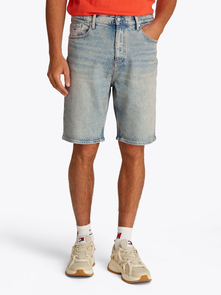 Tommy Hilfiger Denim Mavi Erkek 5 Cep Isac Şort - DM0DM209581A5