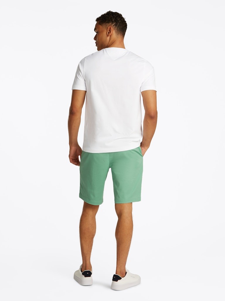Tommy Hilfiger Rejeneratif Pamuk Beyaz Erkek Kısa Kollu T-Shirt - MW0MW33691YBR