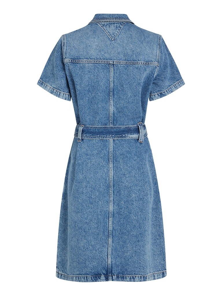 Tommy Hilfiger Denim Mavi Kadın Gömlek Elbise - WW0WW443801A8