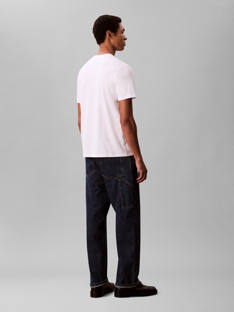 Calvin Klein Erkek Beyaz O Yaka T-Shirt