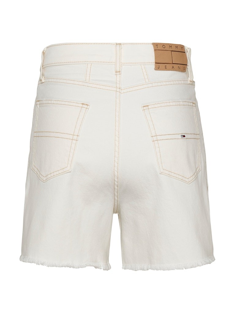 Tommy Hilfiger Rejeneratif Pamuk Beyaz Kadın 5 Cep Mom Şort - DW0DW200931CE