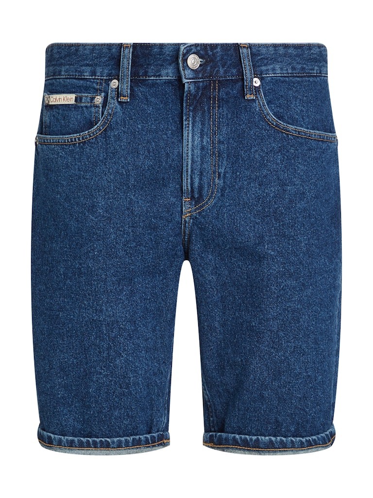 Calvin Klein Denim Mavi Erkek 5 Cep Şort - J30J3271921BJ