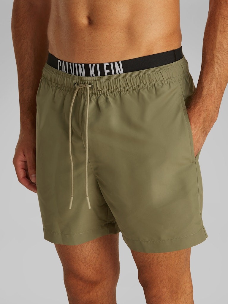 Calvin Klein Haki Erkek Deniz Şortu - KM0KM01093LB6