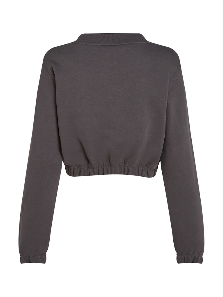 Calvin Klein Rejeneratif Pamuk Gri Kadın O Yaka Sweatshirts - J20J225363PMP