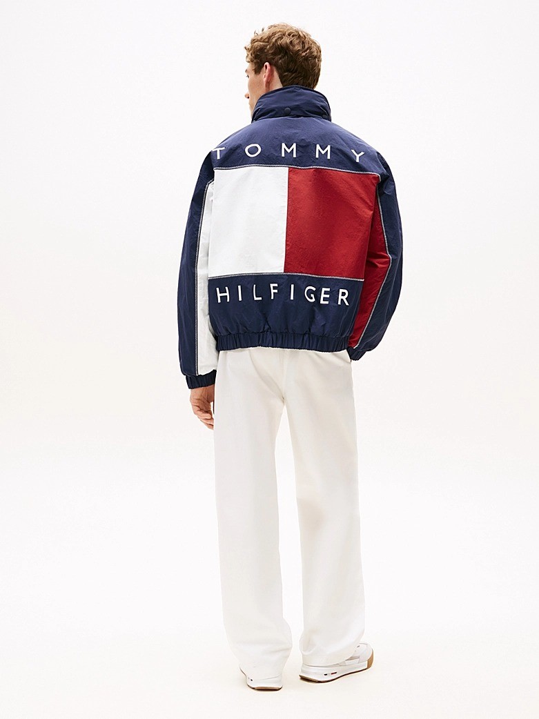 Tommy Hilfiger Poliamid Yeşil Erkek Yelkenci Çift Taraflı Ceket - MN0MN00006L6K