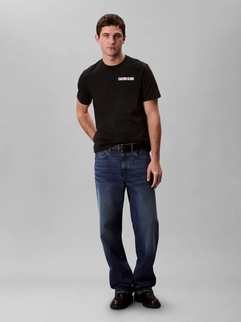 Calvin Klein Erkek Siyah Kısa Kollu T-Shirt