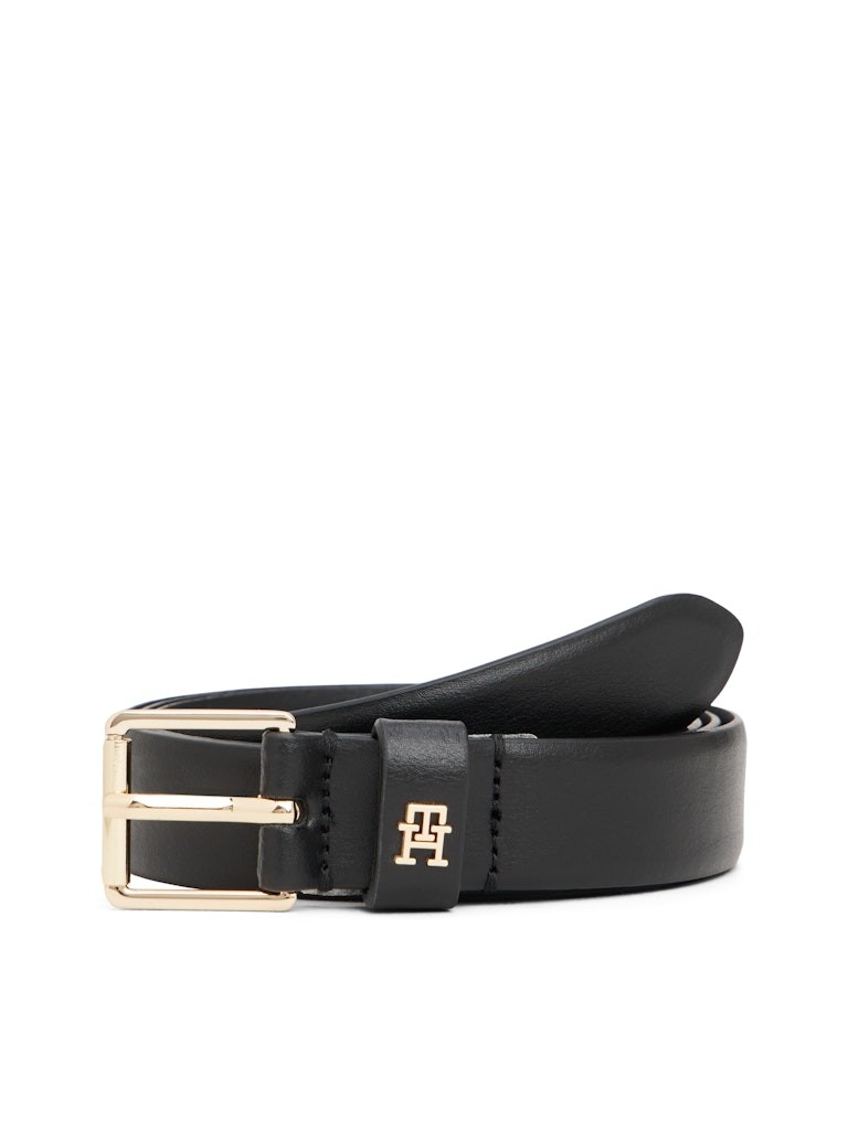 Tommy Hilfiger Kadın Siyah Ayarlanabilir 2,5 cm Kemer