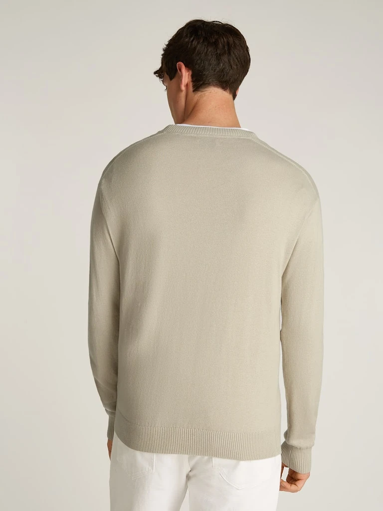 CK INTARSIA MIX STITCH SWEATER