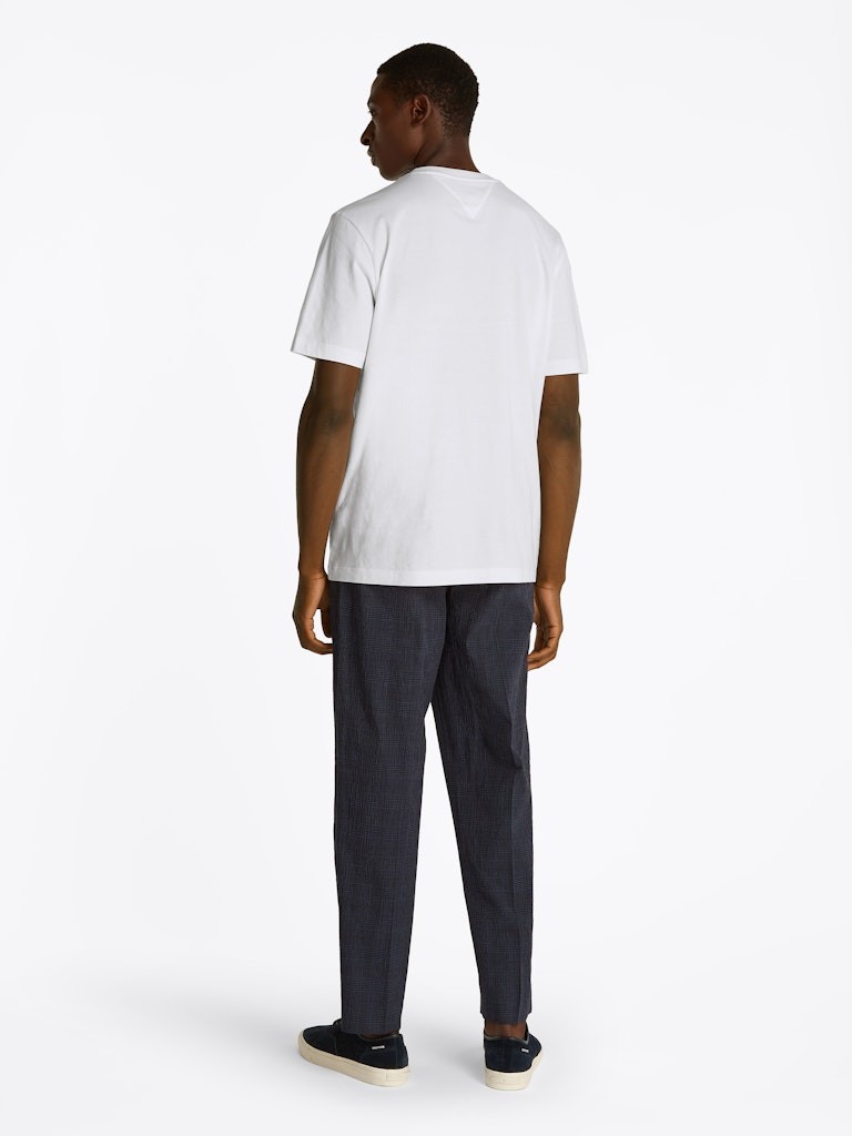 Tommy Hilfiger Pamuk Beyaz Erkek Kısa Kollu T-Shirt - MW0MW37267YBR