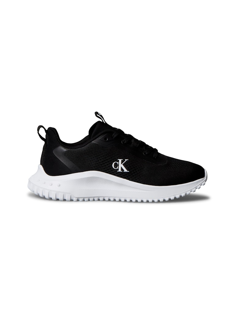 Calvin Klein Kadın Kısa Taban Runner Siyah Sneakers