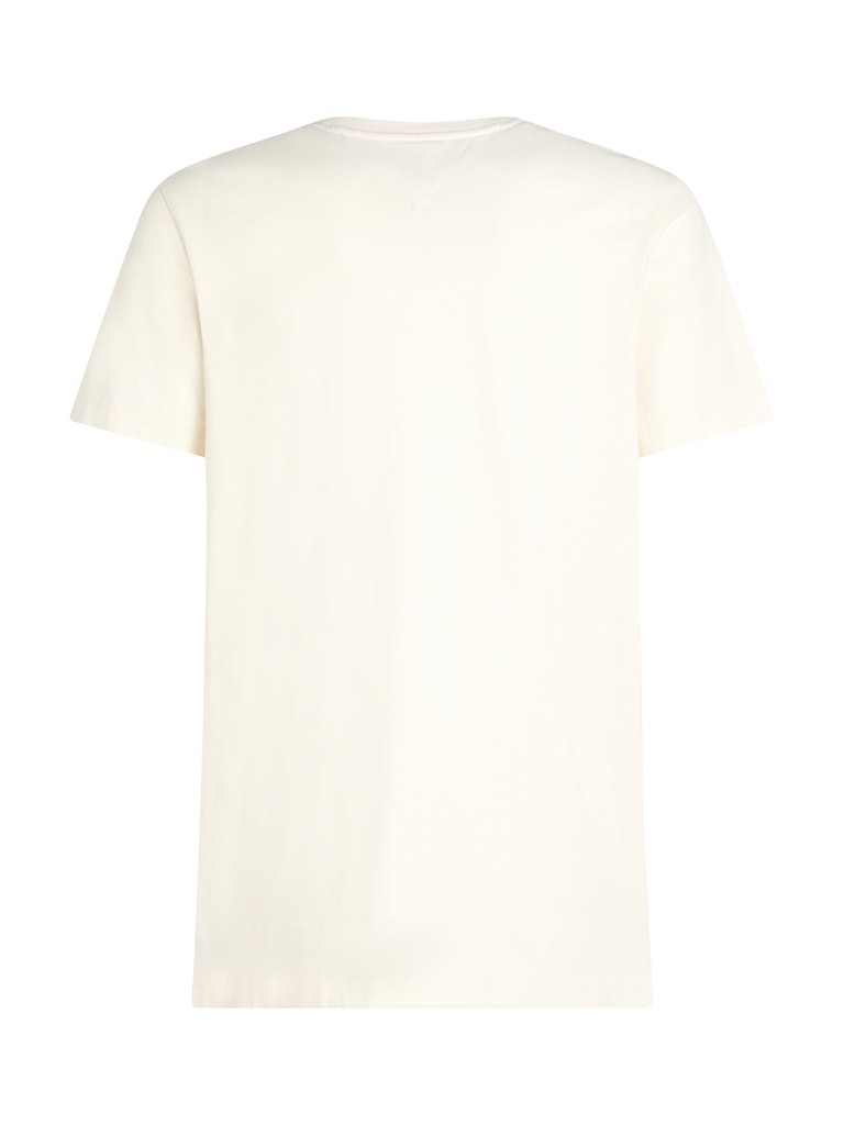 Tommy Hilfiger Rejeneratif Pamuk Sarı Erkek Kısa Kollu T-Shirt - MW0MW38615Z00