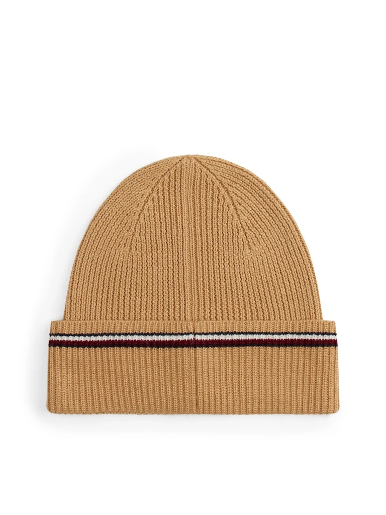 Tommy Hilfiger Erkek Bere Bej Şapka