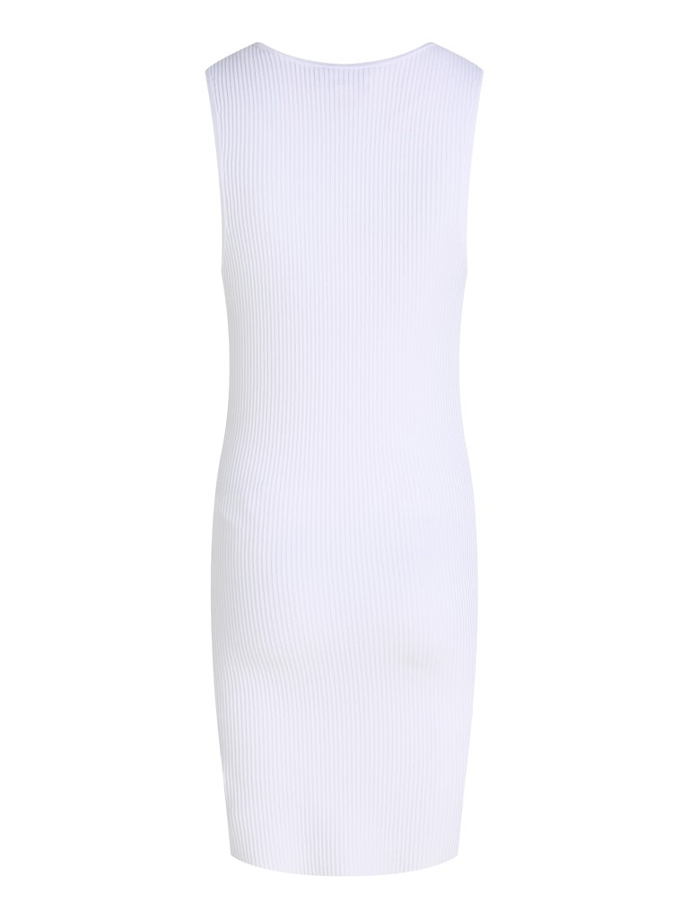 Calvin Klein Pamuk Beyaz Kadın Kolsuz Elbise - LV047B319GYAA