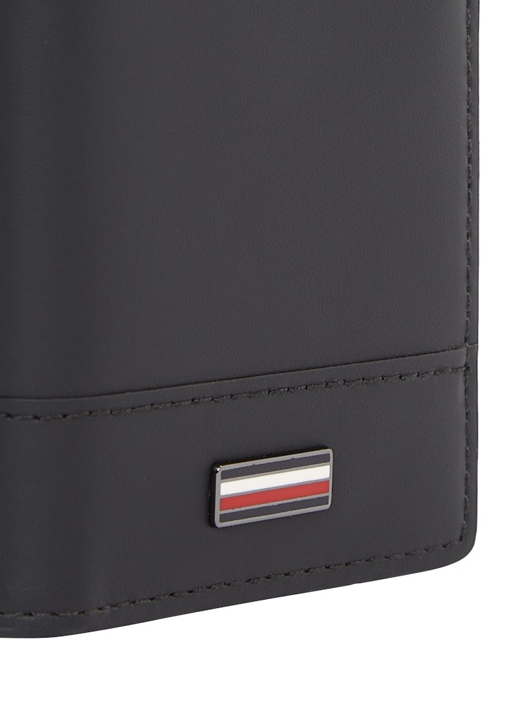 Tommy Hilfiger Deri Siyah Erkek Katlanabilir Cüzdan - AM0AM13248BDS