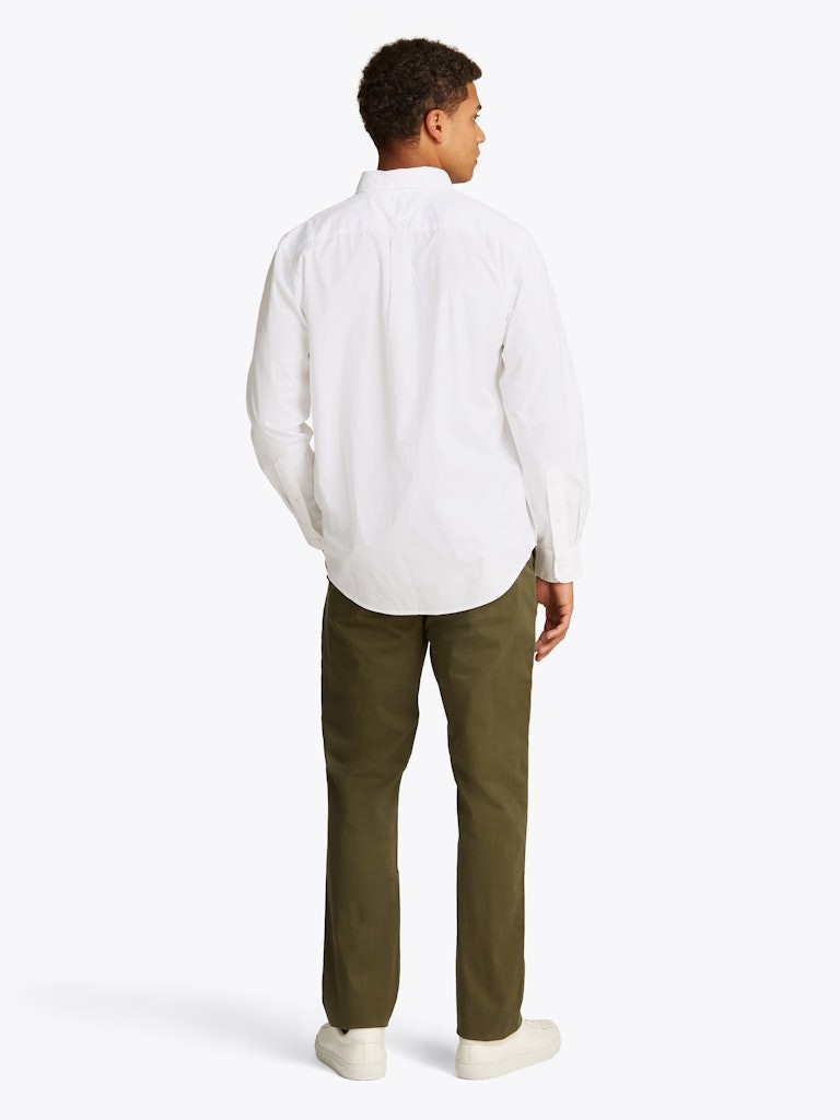 Tommy Hilfiger Erkek Regular Fit Beyaz Gömlek - MW0MW39988YBR