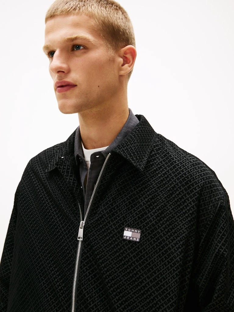 Tommy Hilfiger Erkek Rahat Kesim Siyah Gömlek