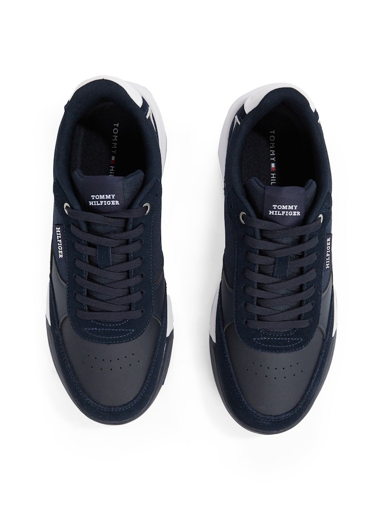 Tommy Hilfiger Lacivert Erkek Kısa Taban Sneakers - FM0FM05371DW5
